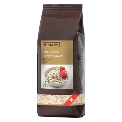biofarm, biofarm Haferflocken grob Knospe (500g)