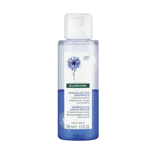 KLORANE, KLORANE - Waterproof Make-up-Entferner, BIO-Kornblume, 100  ml