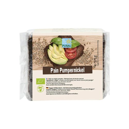 PURAL, PURAL Bio Pumpernickel Schnittbrot (375g)