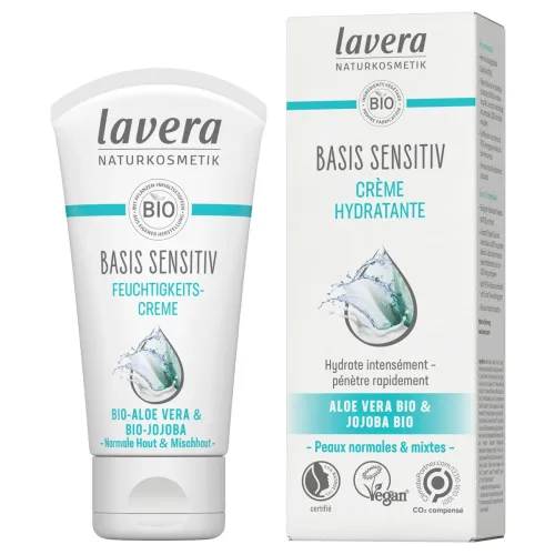 Lavera, Lavera basis sensitiv Feuchtigkeitscreme (50ml)