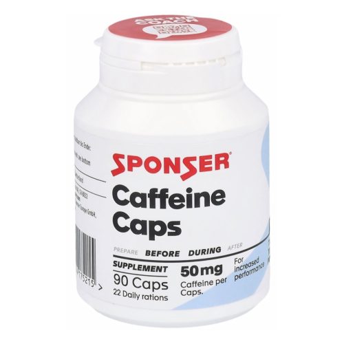 SPONSER, SPONSER - Power Kapseln, Caffeine Caps, 90 Stück, Weiss