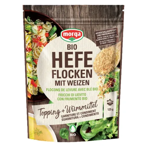 morga, morga Hefeflocken mit Weizen Bio Knospe (125g)