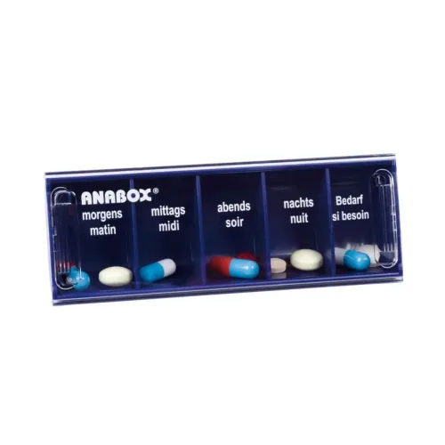 Anabox, Anabox Medidispenser 1 Tag blau (1 Stk)