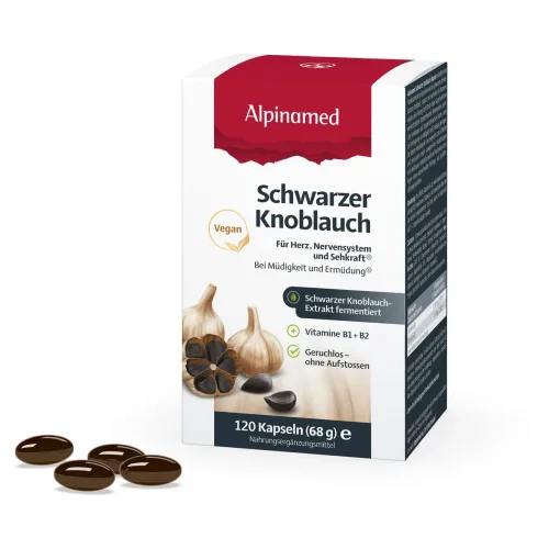 ALPINAMED, Alpinamed Schwarzer Knoblauch Kapseln (120 Stk)