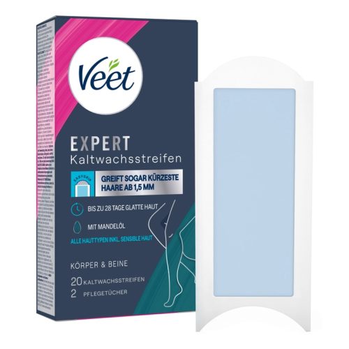 Veet, Veet - Expert Kaltwachsstreifen Körper & Beine, 20Stück