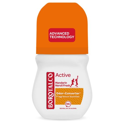 BOROTALCO, Borotalco - Deo Active Mandarine&Neroli Roll On, 50 ml