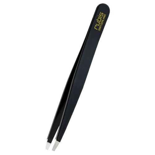 RUBIS, Rubis Pinzette gerade, schwarz, Inox