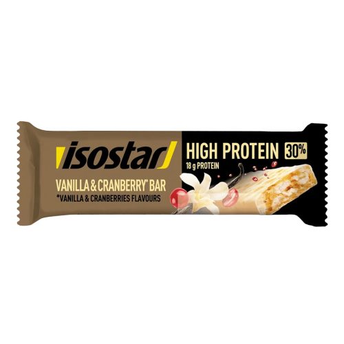 isostar, isostar High Protein Riegel Vanilla & Cranberry (55g)