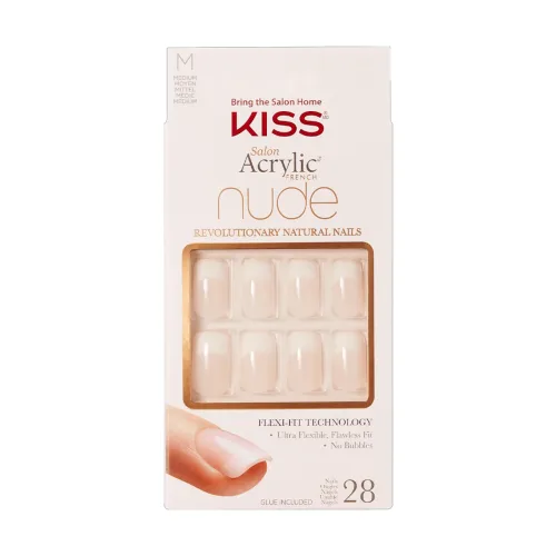 HERBA, Kiss Salon Acrylic Nude Nails - Cashmere