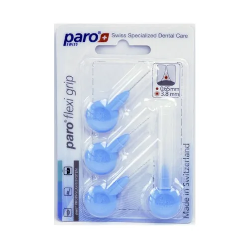 Paro, PARO Flexi Grip fein 3.8mm hellblau (4 Stk)