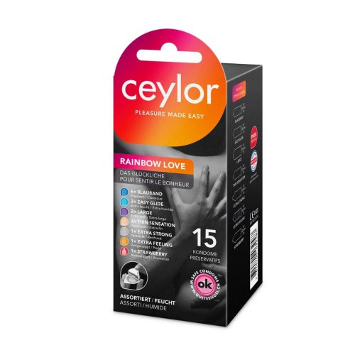 Ceylor, Ceylor - Ceylor Rainbow Love Kondome, 15 Stück