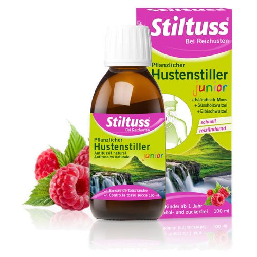 Stiltuss, Stiltuss pflanzlicher Hustenstiller Sirup Junior (100ml)