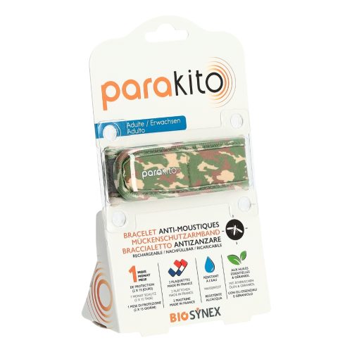 parakito, parakito Mückenarmband für Erwachsene, Tarnung (1 Stk)