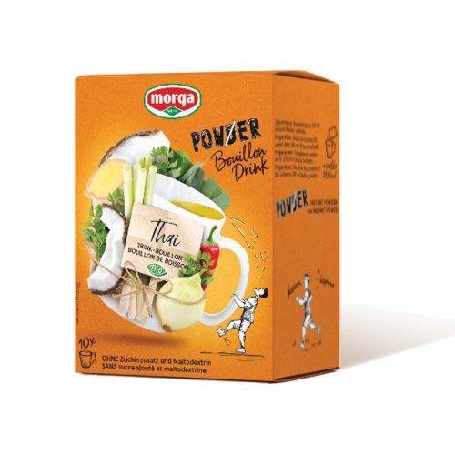 morga, morga PowerPowder BouillonDrink Thai Bio (10x4g)