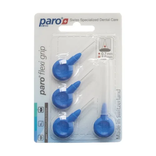 Paro, Paro Flexi Grip x-fein blau 3mm zylindrisch (4 Stk)