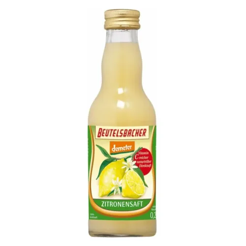 BEUTELSBACHER, BEUTELSBACHER demeter Zitronensaft (0.2 Liter)