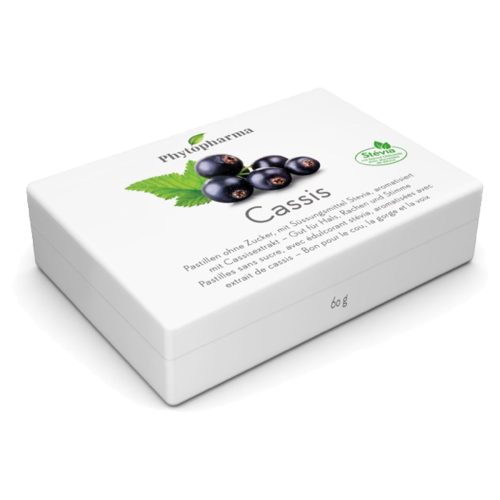 Phytopharma, Phytopharma - Cassis Pastillen, 60 g