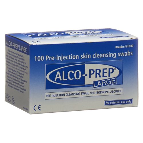 ALCO-PREP, ALCO-PREP Pre-injektions Tupfer Large (100Stk)