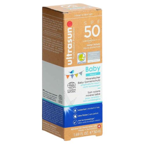 ultrasun, ultrasun Baby Mineral Sonnencreme LSF 50 (50ml)