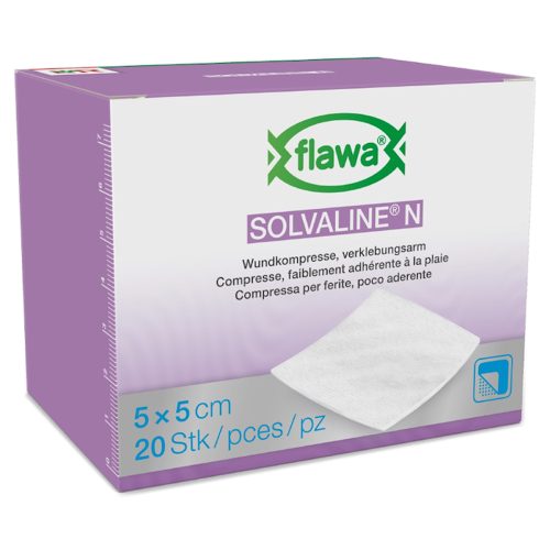 FLAWA, FLAWA Solvaline N Kompressen Steril 5x5cm (20 Stk)