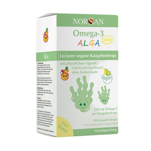 Norsan, NORSAN Omega-3 vegan ALGA Jelly (120 Stk)