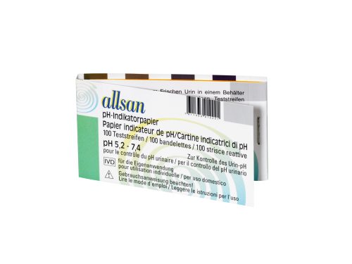 Allsan, Allsan Indikatorpapier pH 5.2-7.4 (100 Stk)