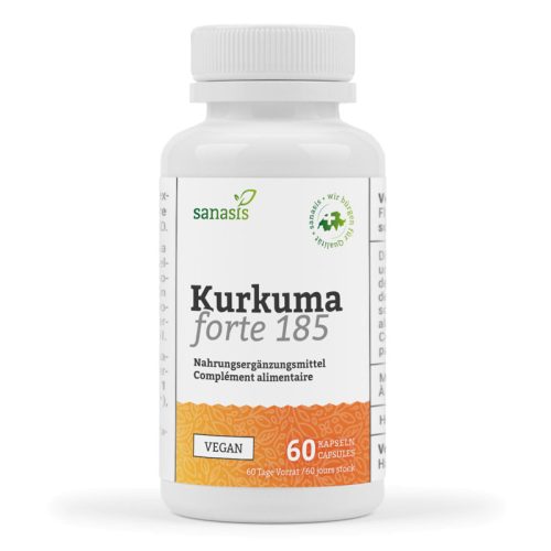 sanasis, sanasis Kurkuma forte 185 Kapseln (60 Stk)