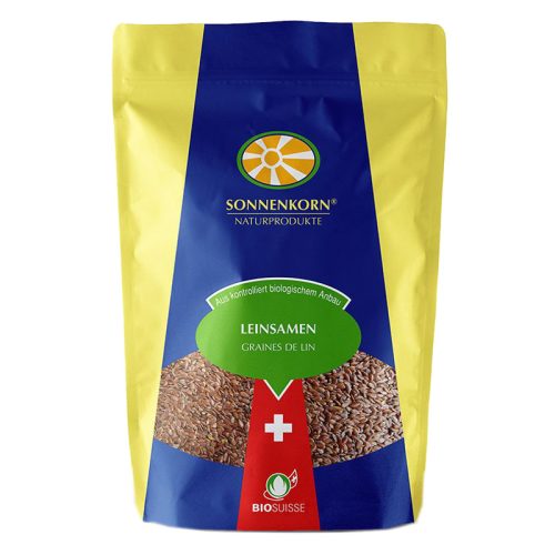 SONNENKORN, SONNENKORN Leinsamen Bio Knospe (500g)