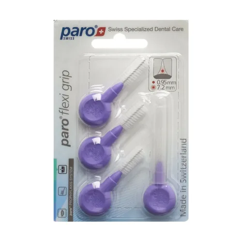 Paro, Paro Flexi Grip mittel-grob violett 8mm zylindrisch (4 Stk)