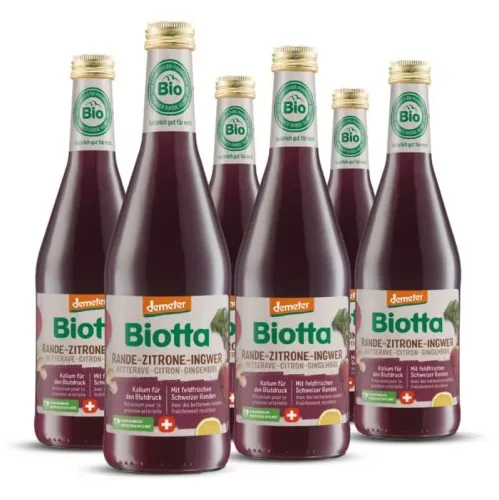 Biotta, Biotta Rande Zitrone Ingwer Demeter (6x5dl)