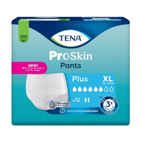 Tena, TENA ProSkin Pants Plus, Grösse XL, Hüftumfang 120-160cm (12 Stk)