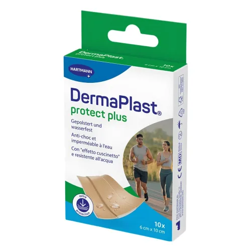 DERMAPLAST, DermaPlast ProtectPlus Schaumpflaster, 6x10cm (10 Stk)