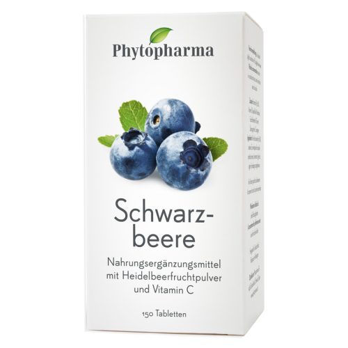 undefined, Phytopharma Schwarzbeere Tabletten 150 Stück