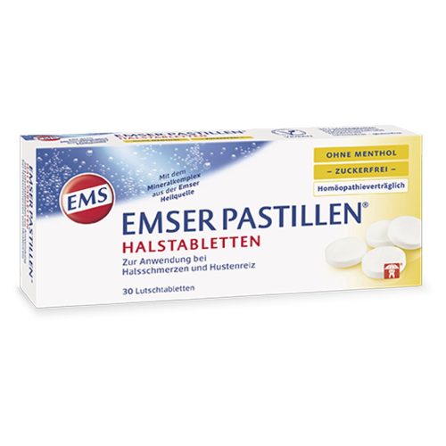 Emser, EMSER Pastillen zuckerfrei ohne Menthol 30 Stk
