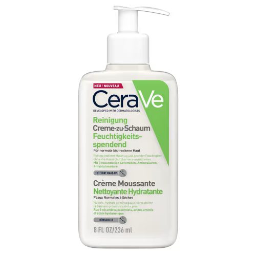 CeraVe, CeraVe - Creme-zu-Schaum Reinigung, Creamy Cleanser, 236 ml