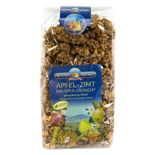 BioKing, BioKing Knusper Crunchy Apfel Zimt (375g)