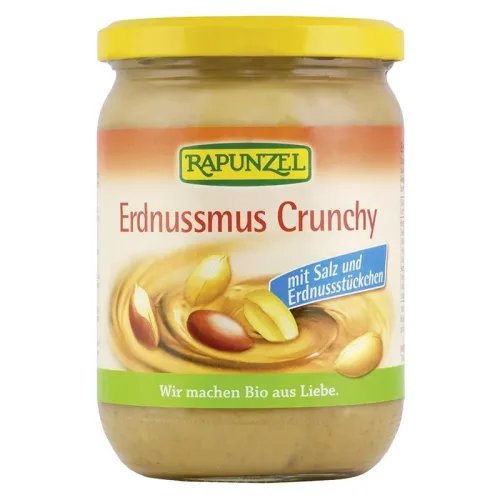 RAPUNZEL, RAPUNZEL Erdnussmus Crunchy mit Salz (500g)