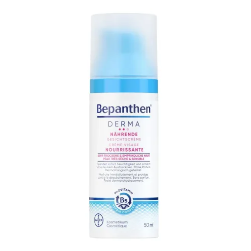 Bepanthen, Bepanthen - DERMA Nährende Gesichtscreme, 50 ml