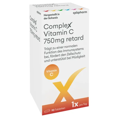Axapharm, Complex Vitamin C retard Tabletten 750mg (90 Stk)