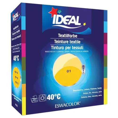 IDEAL, IDEAL MAXI Baumwolle Color No01 gelb (1 Stk)
