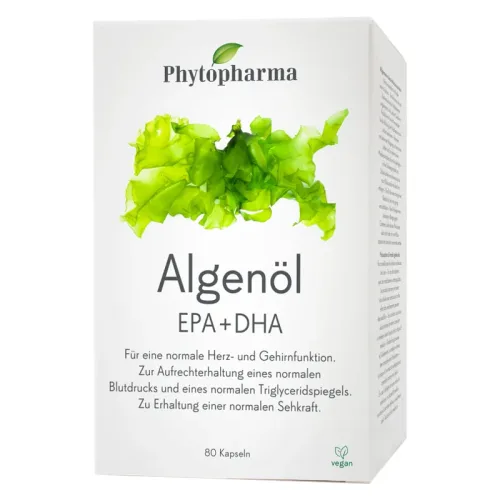 Phytopharma, Phytopharma Algenöl EPA + DHA Kapseln (80 Stk)