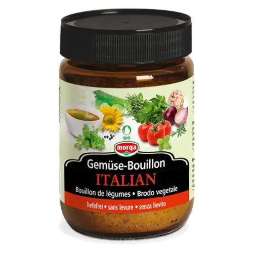 morga, morga Gemüse Bouillon hefefrei Italian Bio Knospe (200g)