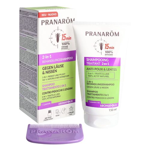 PRANARÖM, PRANARÖM AROMAPOUX 2in1 Shampoo gegen Läuse und Nissen (150ml)