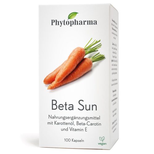 Phytopharma, Phytopharma - Beta Sun Kapseln, 100 Stück