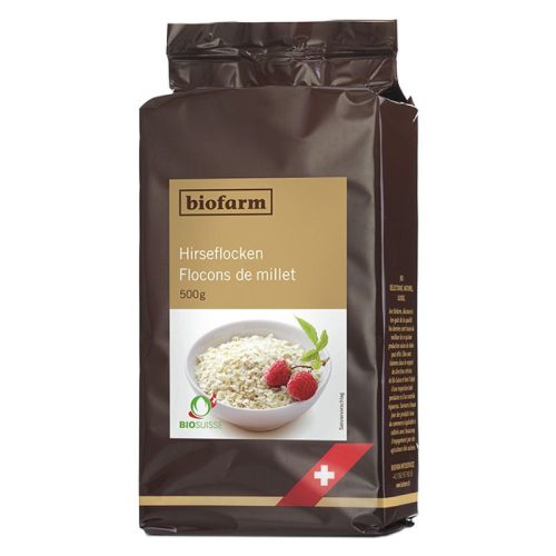 biofarm, biofarm Hirseflocken Knospe (500g)