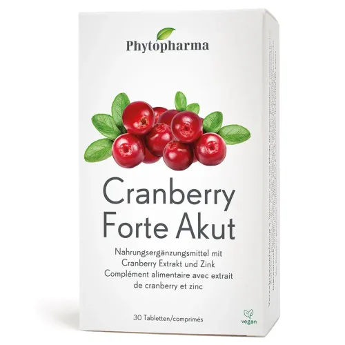 Phytopharma, Phytopharma Cranberry Forte Akut Tabletten (30 Stk)