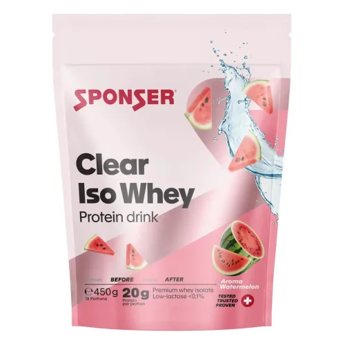 SPONSER, Sponser Getränkepulver Clear Iso Whey Watermelon (450g)