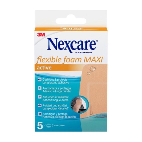 3M Nexcare, 3M Nexcare flexible foam Maxi active 50x101mm (5 Stk)