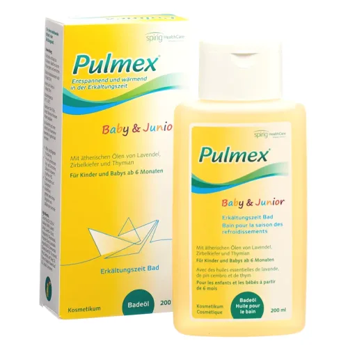 Pulmex, Pulmex Baby & Junior Erkältungszeit Bad (200ml)