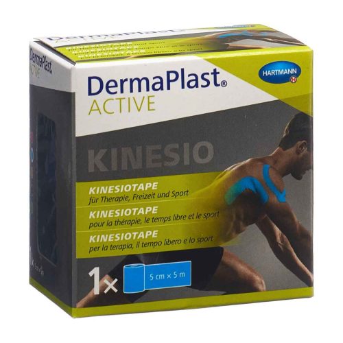 DERMAPLAST, DermaPlast Active Kinesiotape 5cmx5m blau (1Stk)
